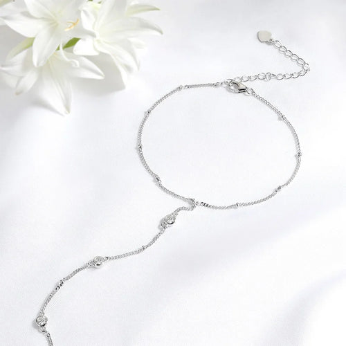 3MM Moissanite Bracelet – Adjustable 925 Silver, 18K Plated