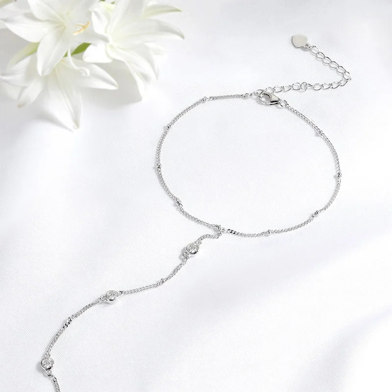 3MM Moissanite Bracelet – Adjustable 925 Silver, 18K Plated