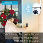 A7 Wireless 1080P Smart Security Camera – 360° View, Night Vision, Two-Way Audio, Remote Monitoring