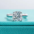 AnuJewel 3.5ct_D Color_Cushion Cut_Moissanite Engagement Wedding Ring 925 Sterling Silver Rings For Women Jewelry Wholesale