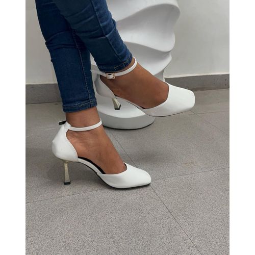 Elegant Ankle-Strap Mid-Heel Pumps for Women