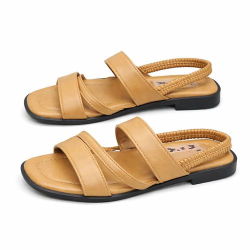 Everyday Comfort Slingback Sandals with Elastic Back Strap