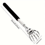 Extendable Stainless Steel Back Scratcher – Portable Telescopic Back Massager for Humans & Pets