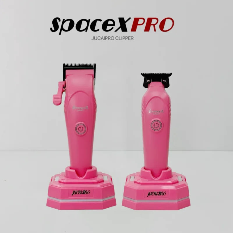 JUCAI X Pro Hair Clippers – Professional Cordless Barber Trimmer with Brushless Motor, DLC Fade Blade & 2600mAh Battery