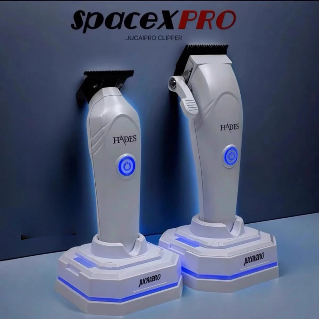 JUCAI X Pro Hair Clippers – Professional Cordless Barber Trimmer with Brushless Motor, DLC Fade Blade & 2600mAh Battery