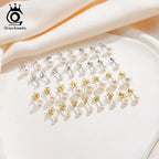 Minimalist Freshwater Pearl Stud Earrings – 925 Sterling Silver Natural Pearl Earrings for Women