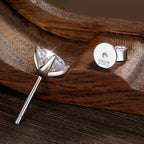 Moissanite Stud Earrings 0.2–2CT – D VVS1, GRA Certified, S925 Silver