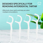 Portable Disposable Dental Floss Picks (1/2/5/10 Box) – High-Tension Floss Toothpicks, Easy Grip, Travel-Friendly Oral Care for Teeth Cleaning