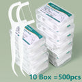 Portable Disposable Dental Floss Picks (1/2/5/10 Box) – High-Tension Floss Toothpicks, Easy Grip, Travel-Friendly Oral Care for Teeth Cleaning