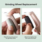 Rechargeable Electric Foot Callus Remover – USB Pedicure Grinder with Dual Roller Heads for Smooth Heels
