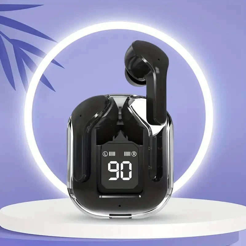 T2 Transparent Wireless Earbuds with LED Display