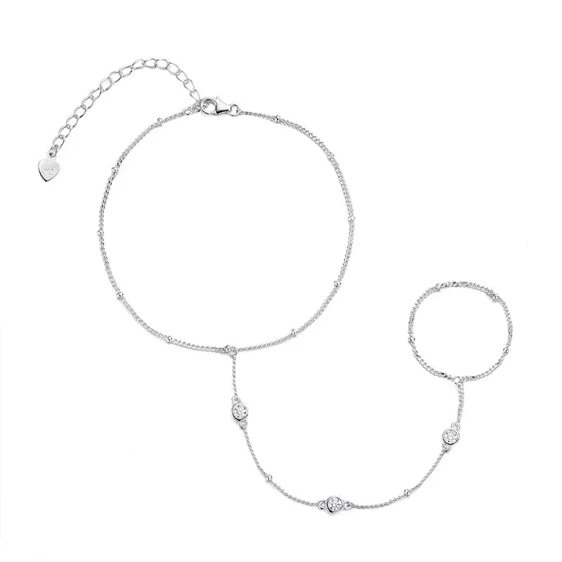 3MM Moissanite Bracelet – Adjustable 925 Silver, 18K Plated
