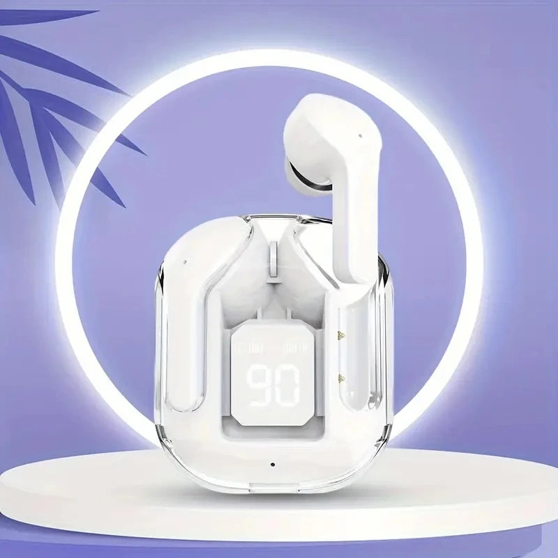T2 Transparent Wireless Earbuds with LED Display