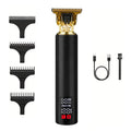 Pro-Alloy Precision Beard Trimmer – 3-Speed Turbo & Intelligent LED Display