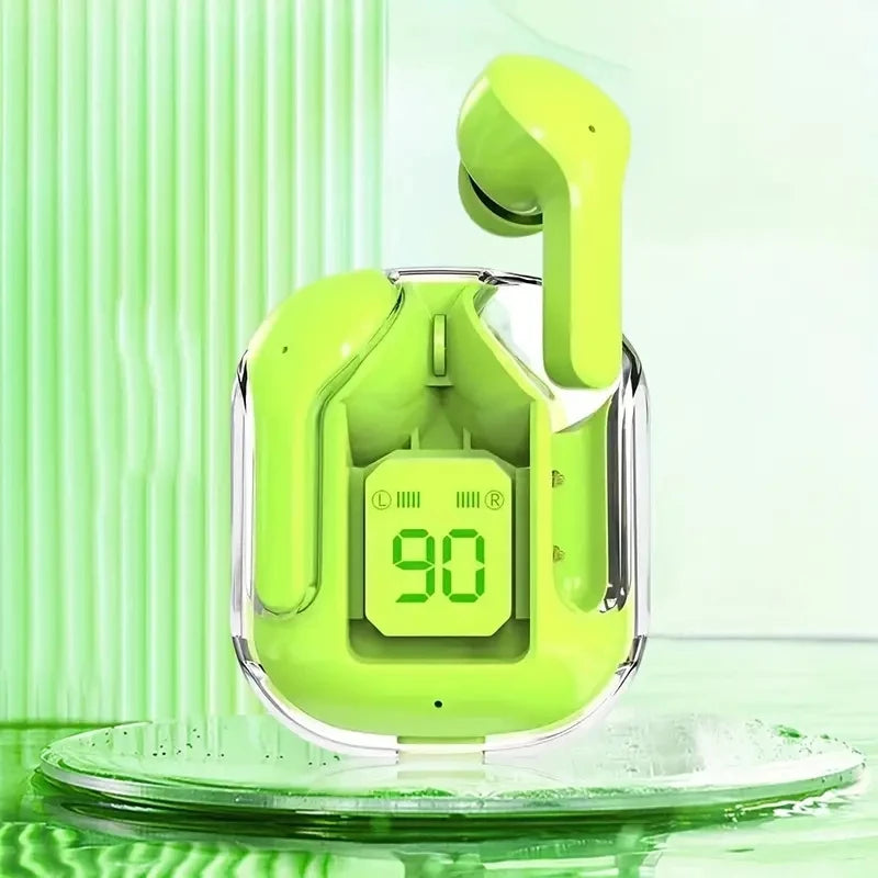 T2 Transparent Wireless Earbuds with LED Display