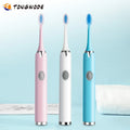 Tongwode Sonic Electric Toothbrush – Professional Deep Clean with 6 Replacement Heads