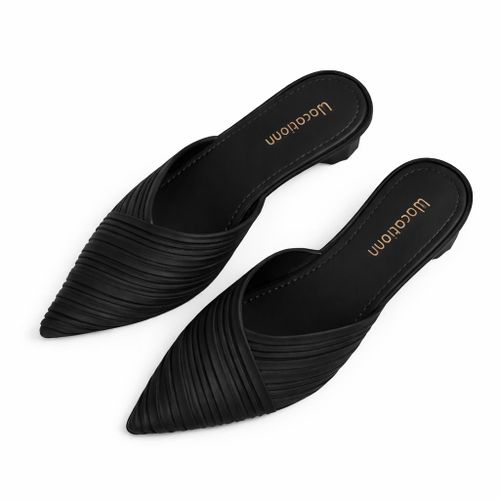 Women Pointed Toe Rubber Sandal Shoes – Comfortable Slip-On Ladies Casual & Outdoor Sandals